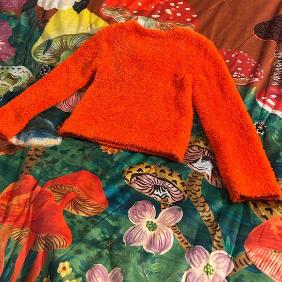 Harper Canyon Fuzzy Red Sweater w/ Pink Cat Size 2T - Picture 9 of 10